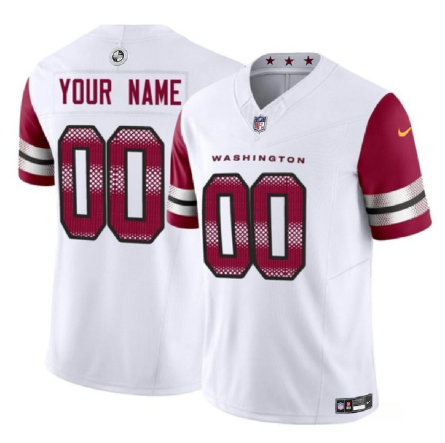 Youth Washington Commanders Active Player Custom White 2023 F.U.S.E. Throwback Vapor Untouchable Limited Football Stitched Jersey